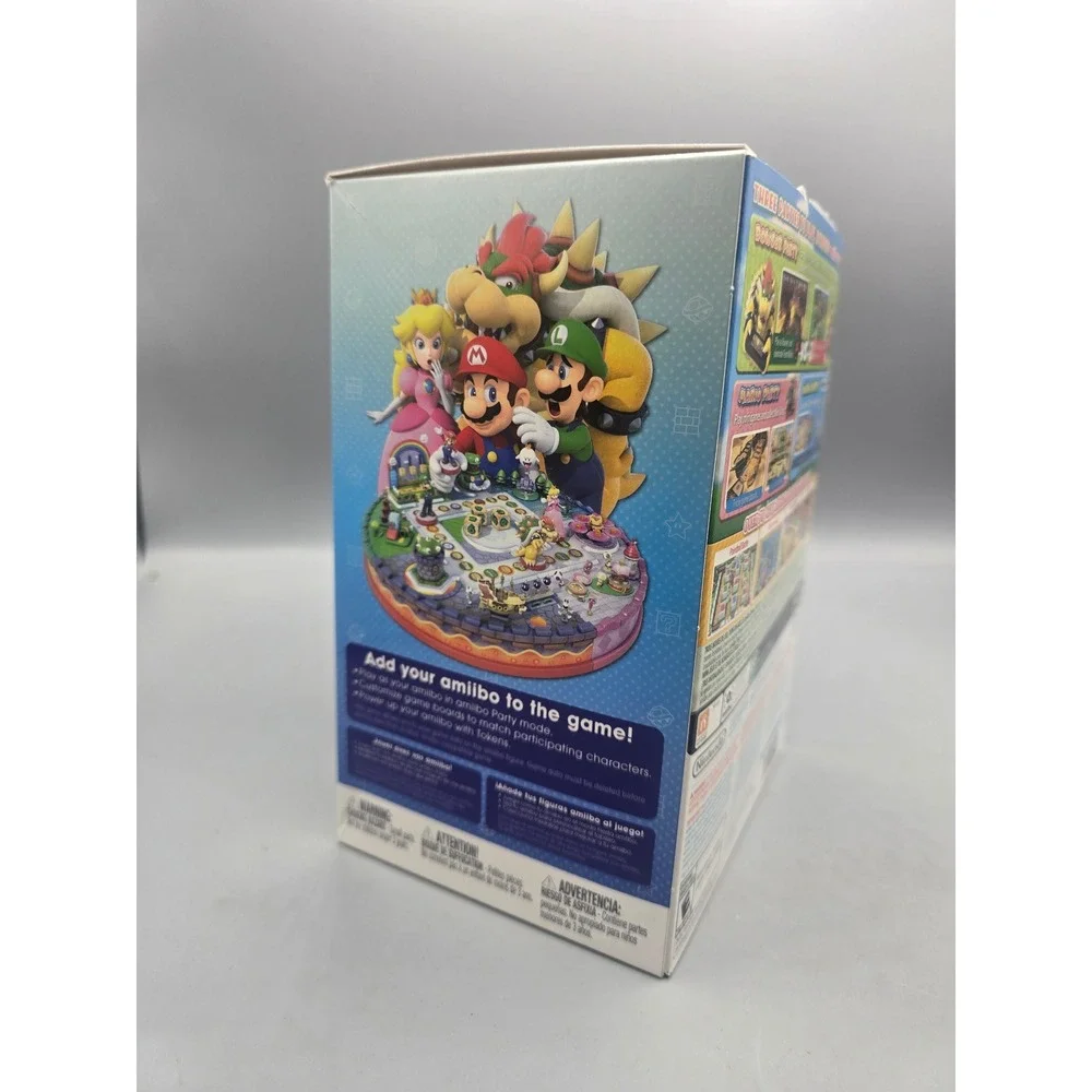 Mario Party 10 Nintendo Wii U Game with Mario Amiibo Bundle and Box